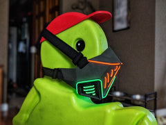 Light Up Gas Mask Low Poly