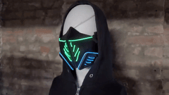 Light Up Gas Mask Low Poly