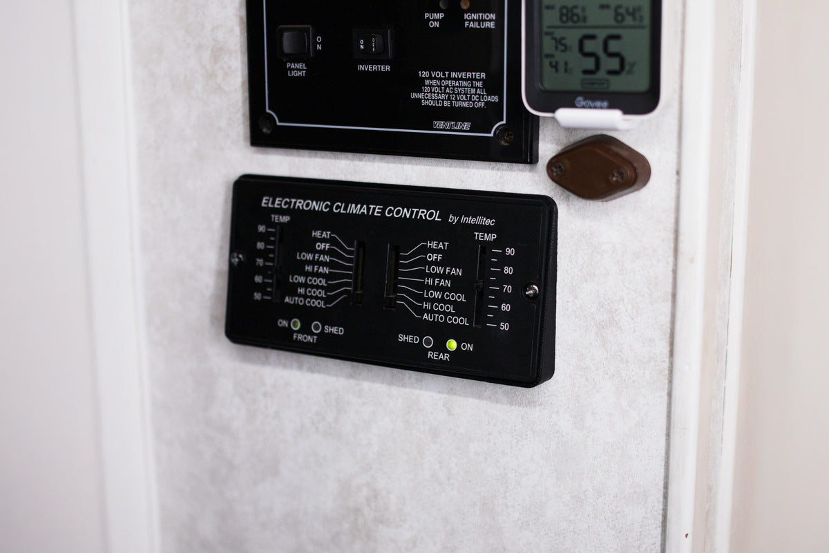 Eko RV Intellitec Thermostat Panel Angled Mount