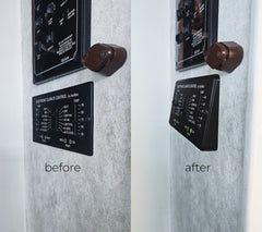 Eko RV Intellitec Thermostat Panel Angled Mount